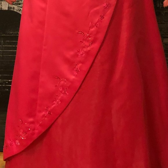 New Gorgeous Fuchsia Pink Evening Dress - Size 8 - Picture 7 of 9